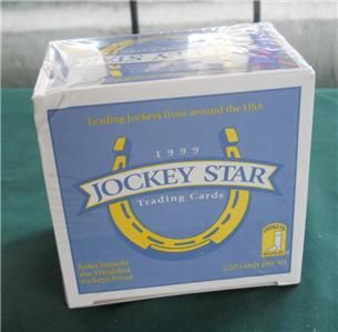 1999 Horse Racing Jockeys Guild Star Trading Cards 220 Complete Set 