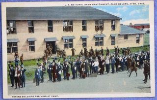 US National Army Cantonment Camp Devens MA `