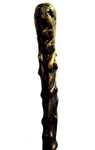   Blackthorn Knotty Wood Gentlemans Stick Walking Stick Cane