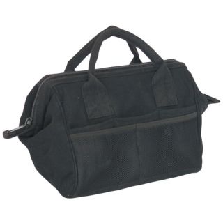 Black Canvas Paramedic Kit Bag 24 Pockets 12 x 10 x 11