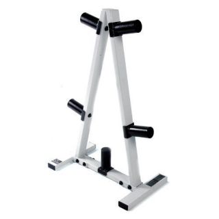 Cap Barbell 2 Hole Olympic Plate Rack Home Gym Workout Weight Rack 