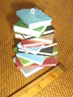 Cannon Falls Stacks Pile Of Books Librarian Library Book Worm Ornament 