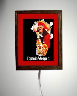 Captain Morgan Rum Pirate Costume Light Lighted Sign 1
