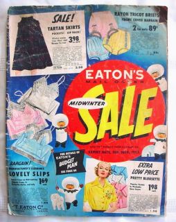 1955 Eatons Canada Sale Flyer Catalog Catalogue Store