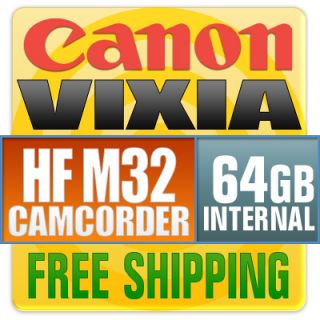Canon VIXIA HF M32 64GB Dual Flash Memory Camcorder