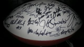 2012 Cal California Golden Bears team signed football  CERTIFICATE 