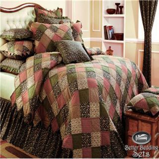   Twin Queen Cal King Size Quilt Best Cotton Bed Bedding Set