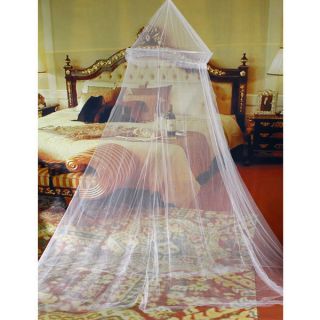 Dome Elegant Bed Canopy Netting Curtain Mosquito insect Net White