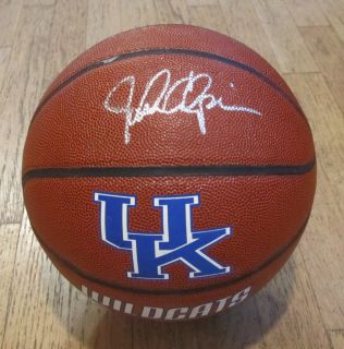 John Calipari Hand Signed Kentucky Wildcats Logo Basketball w COA 