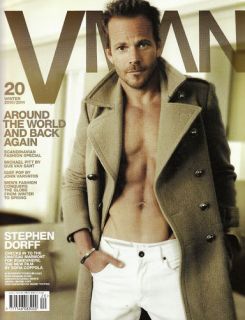 Man Magazine Vman 20 Stephen Dorff Candice Swanepoel