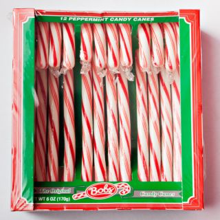   of 2 Packs of Christmas Peppermint Candy Canes 12 per Pack Free