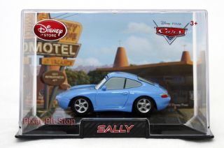  Pixar Cars 2 Collectors Case Box Sally Carrera 911 Porche 