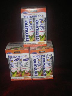 Lot of 3 Packs 12 Bottles Mmune Shot Tropical Citrus Dietary 