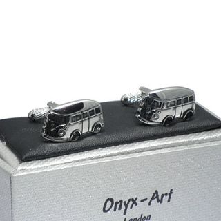 smart pair of vw camper cufflinks one of the world s iconic vehicles 