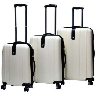 CalPak Sparta Expandable Hardsided Luggage Set Milky from Brookstone 