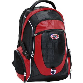 click an image to enlarge calpak alpine laptop backpack deep red