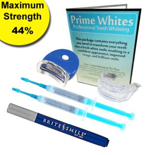   teeth whitening kit 44 % carbamide peroxide light britesmile to go