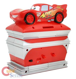 Disney Cars McQueen Coin Bank and Alarm Clock in One