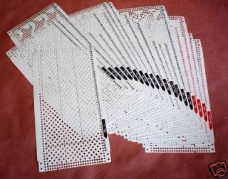 Pre Punched Card Set Brother 24 Stitch Knitting Machine