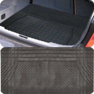 Black Heavy Duty Rubber Boot Protection Mat Liner for Suzuki Grand 
