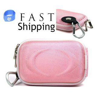 Pink Nylon Camera Hard Carrying Case for 3.5 inch Sony DSC 