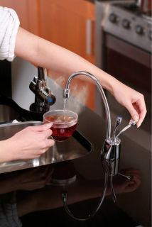 The F HC1100 delivers filtered, near boiling water with the flip of a 