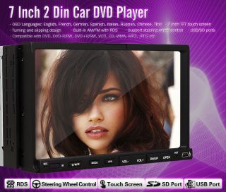   Screen DVD/ Car Dash Player Audio Receiver RDS Radio Universal Fit