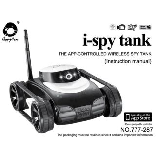   Tank Video Camera Wireless WiFi Controlled Vehicle iphone Car Game Toy