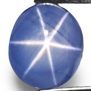 98 Carat Remarkable Deep Blue Star Sapphire from Mogok
