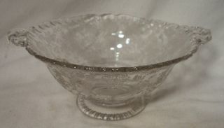 Cambridge Crystal Rose Point Round Bowl 3 T x 7 7 8 W