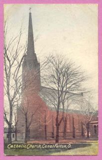 canal fulton ohio catholic church c1908 14jh14