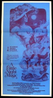 Little Night Music 77 Elizabeth Taylor Daybill Movie Poster