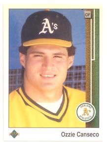 Ozzie Canseco Joses Brother 1989 Upperdeck Card 756