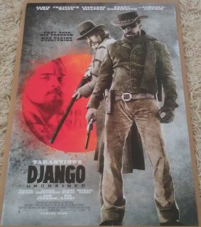 DJANGO UNCHAINED MOVIE POSTER 2 Sided ORIGINAL Version B 27x40 QUENTIN 