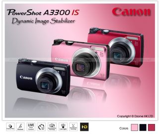 Canon PowerShot A3300 Digital Compact Camera 16MP