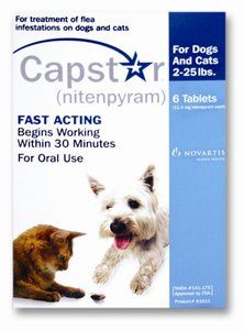 Novartis Capstar Flea Treatment Blue Tabs for Dogs and Cats