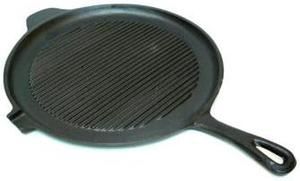   Pre Seasoned Cast Iron 11 25 Round Griddle Camping Cookware
