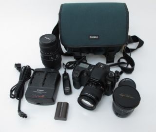 Canon EOS D30 3.1MP Digital SLR Camera   Extra Lenses and More
