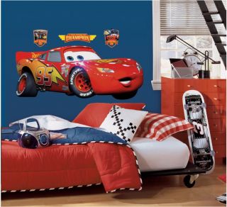 Disney Cars Giant Lightning McQueen Wall Decal Sticker 40 w by 