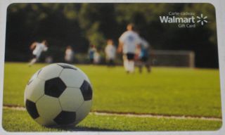  Canada Soccer Ball Game Collectible Gift Card No Value New 