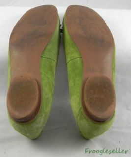 Carlos by Carlos Santana Womens Loafers Shoes 9 5 M Green Suede 