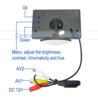   Input 3.5 Digital TFT LCD Monitor for Security Car Vehicle Camera