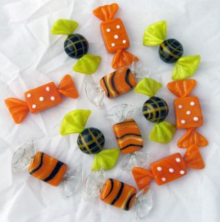   Murano Halloween Collection Glass Candies Sweets Lollies Decor