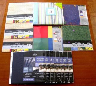 Lot of 8 Canson Loading Post Refills Scrapbook Paper