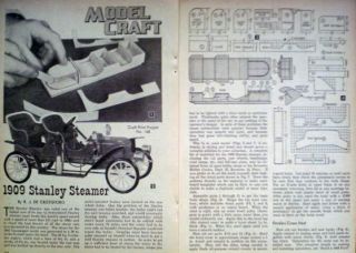 How to Build 1909 STANLEY STEAMER SCALE MODEL CAR & HANSOM Hackney CAB 