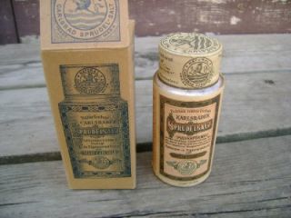 antique carlsbad sprudel salts czech medicine bottle