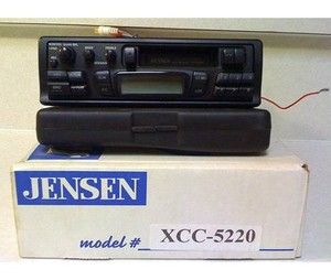 Jensen Stereo Car Cassette Player Vintage Model XCC 5220