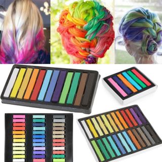   Temporary Hair Chalk Pastel Non Toxic Salon Kit Dye Pastel Box