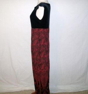  Little Dresses Dress 2PC Long Dress w/Jacket black & red Size 8 new
