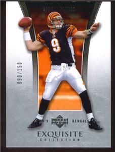 You are bidding on a Carson Palmer 2005 Exquisite Collection Base 90 